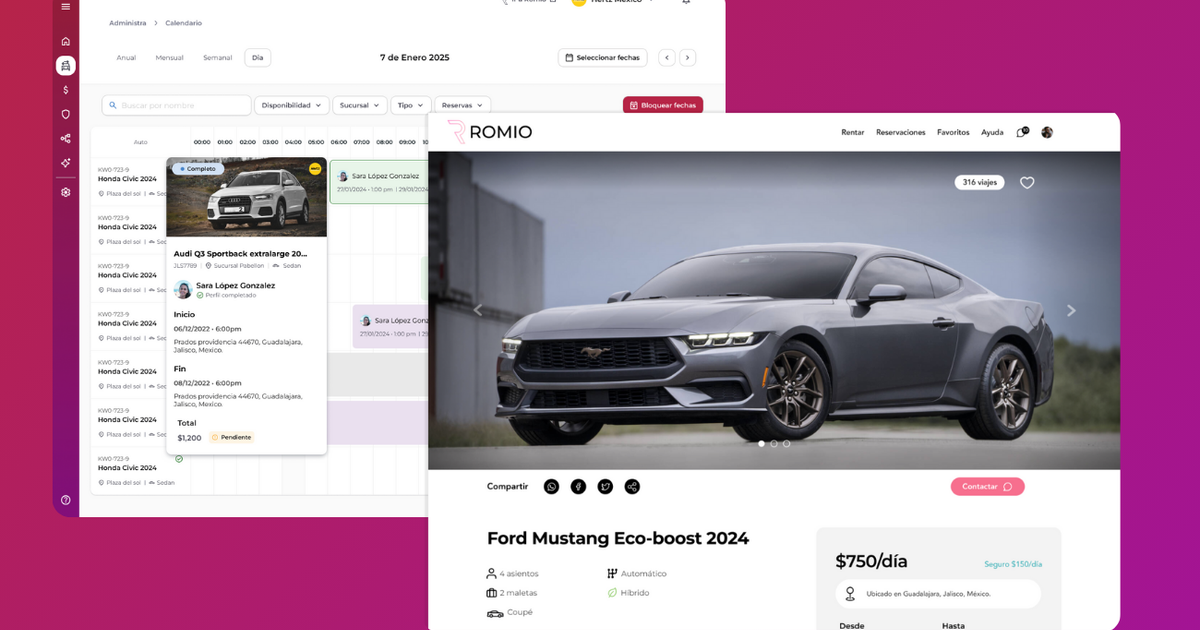 Mejor software para renta de autos en México 2026